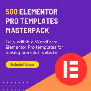 500+ Elementor Ready Templates